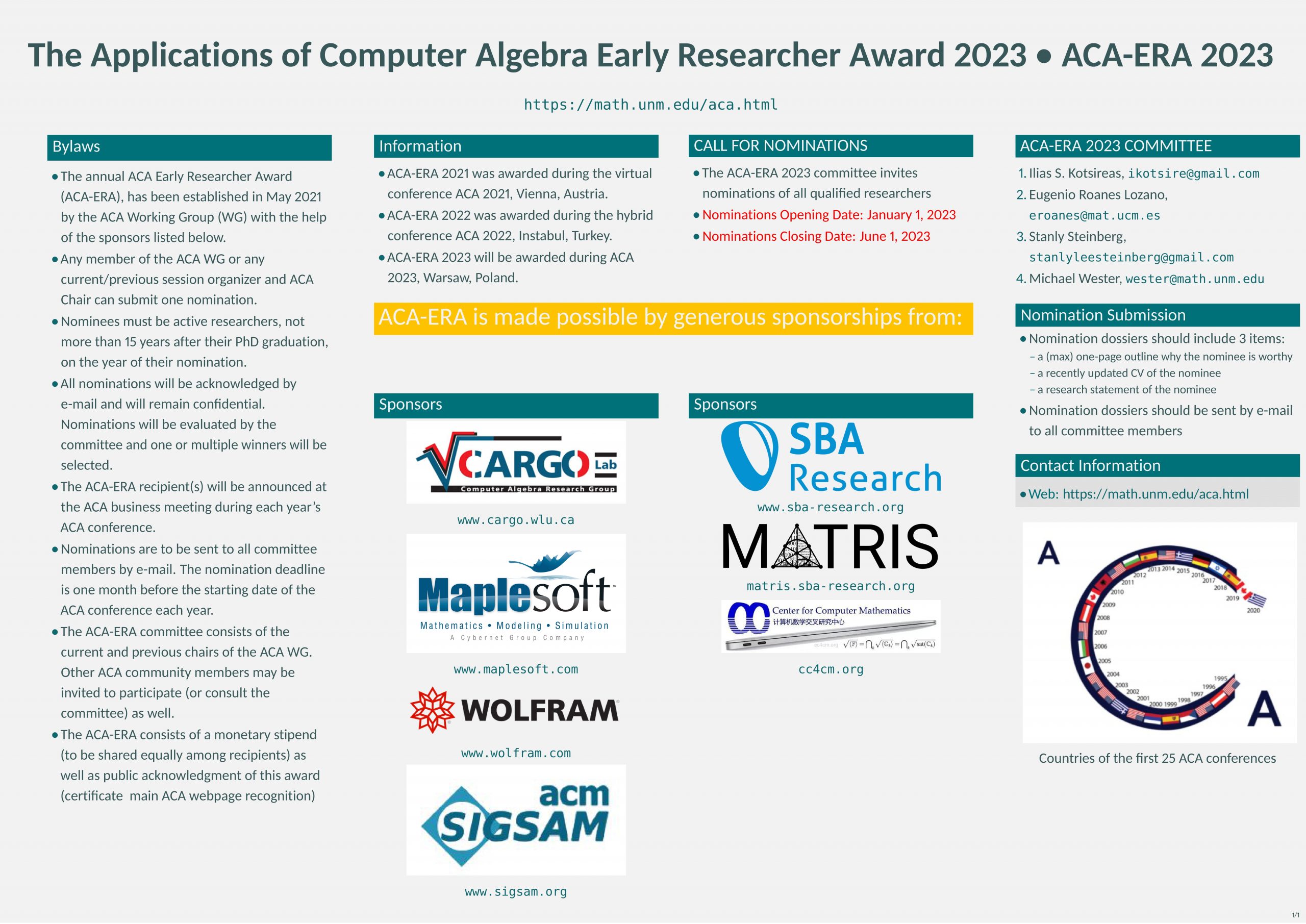 ACA ERA 2023